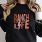 DTF Transfer Ranch Life | Leopard Lightning Bolt | Summer