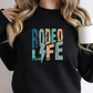 DTF Transfer Rodeo Life | Leopard Lightning Bolt | Summer