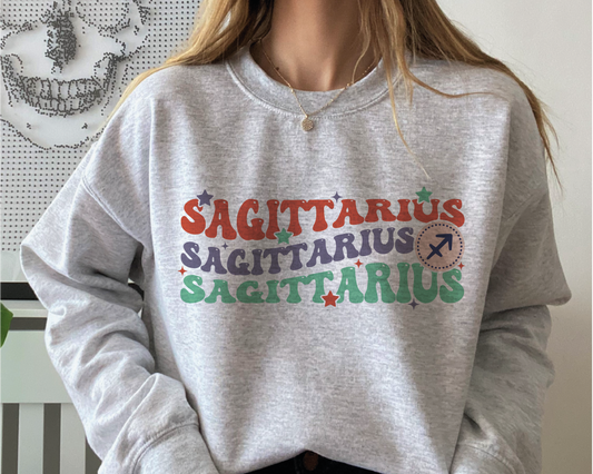 DTF Transfer Sagittarius | Zodiac | Retro Vintage Sagittarius