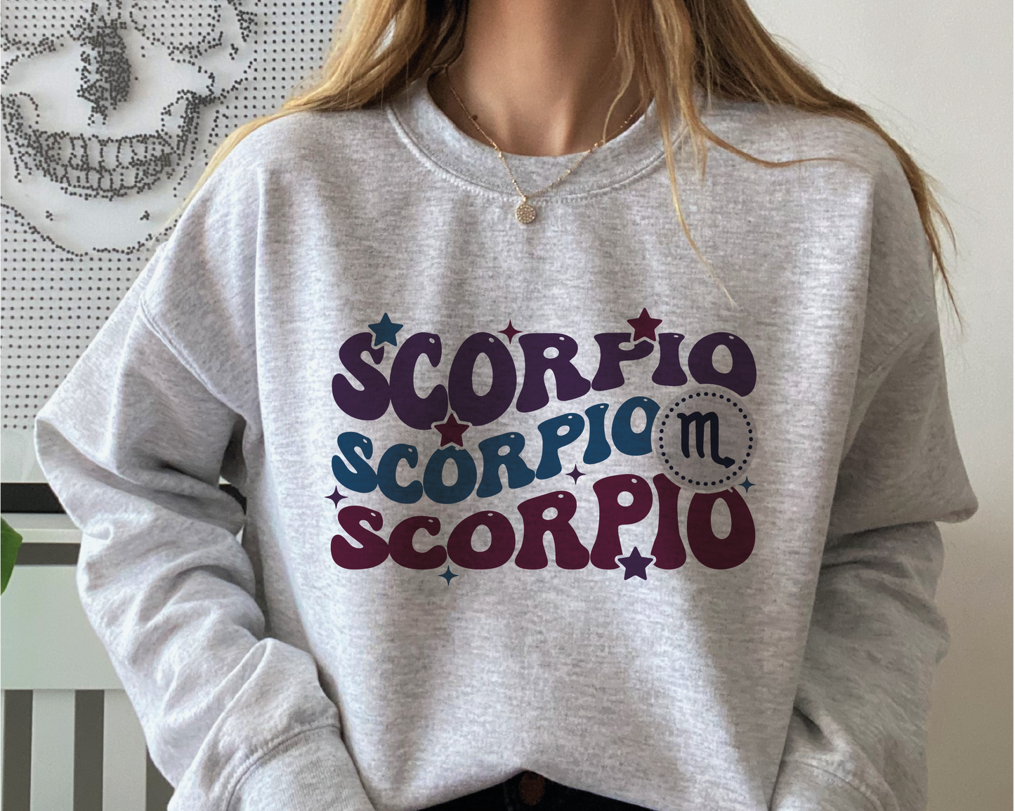 DTF Transfer Scorpio | Zodiac | Retro Vintage Scorpio