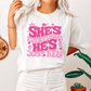 DTF Transfer She's Everything He's just Ken | Pink Girly | Retro