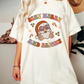 DTF Transfer Stay Merry and Bright | Christmas | Groovy Hippie Santa