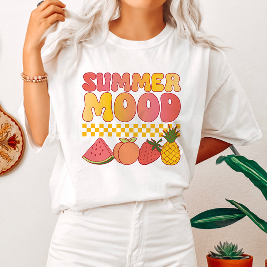 Summer Mood PNG SVG |  Summer Fruits Sublimation | Cool Kids T shirt Design