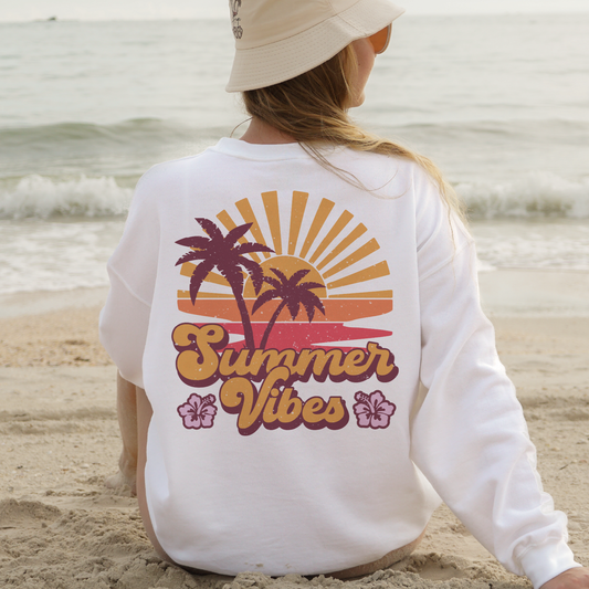 DTF Transfer Summer Vibes | Vintage Summer | Beach