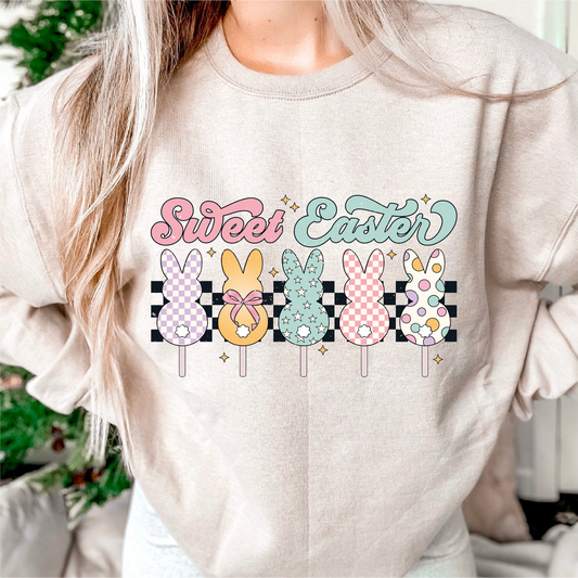 DTF Transfer Sweet Easter | Retro Easter | Cute Candy Bunny