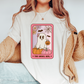 The Ghoul Girl PNG SVG | Retro Halloween Ghost Tarot Card Sublimation | T shirt Design