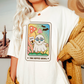 Hippie Ghoul PNG SVG | Retro Halloween Ghost Tarot Card Sublimation | T shirt Design