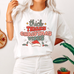 Thick Thighs Christmas Vibes PNG | Retro Christmas Sublimation | Xmas T shirt Design