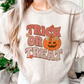 DTF Transfer Trick or Treat | Retro Fall | Halloween Pumpkin