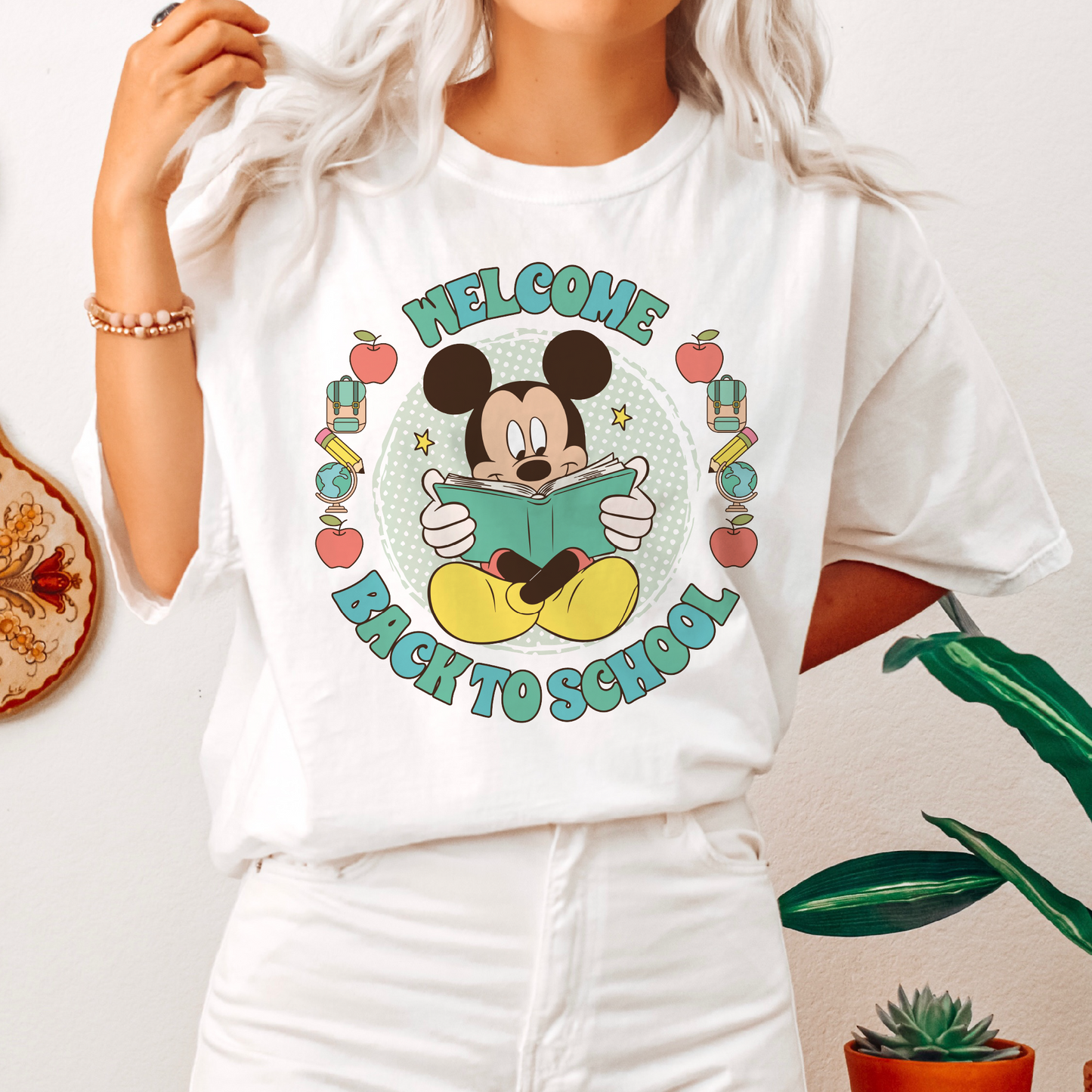 Welcome Back To School PNG SVG | Magical Mouse Sublimation | Mickey T shirt Design