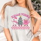 Xmas Vibes Pink PNG | Retro Christmas Tree Sublimation | Retro Characters T shirt Design