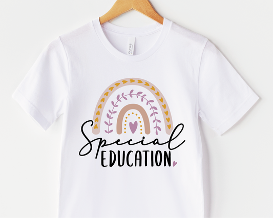 DTF Transfer Special Education | Rainbow | Teacher Sped