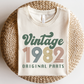 Vintage 1982 Original Parts SVG PNG | Birthday Sublimation | T shirt Design Cut file