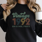 Vintage 1992 Original Parts SVG PNG | Birthday Sublimation | T shirt Design Cut file