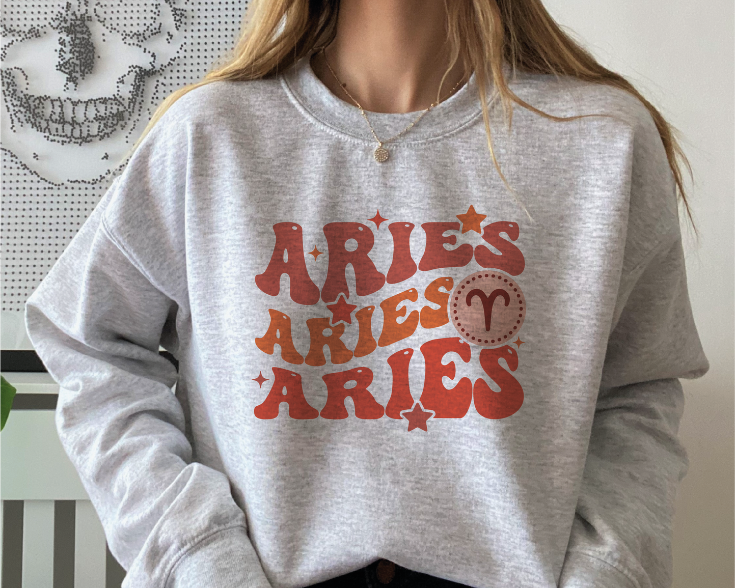 Aries SVG PNG | Zodiac Sublimation | Retro Vintage Aries | T shirt Design Cut file