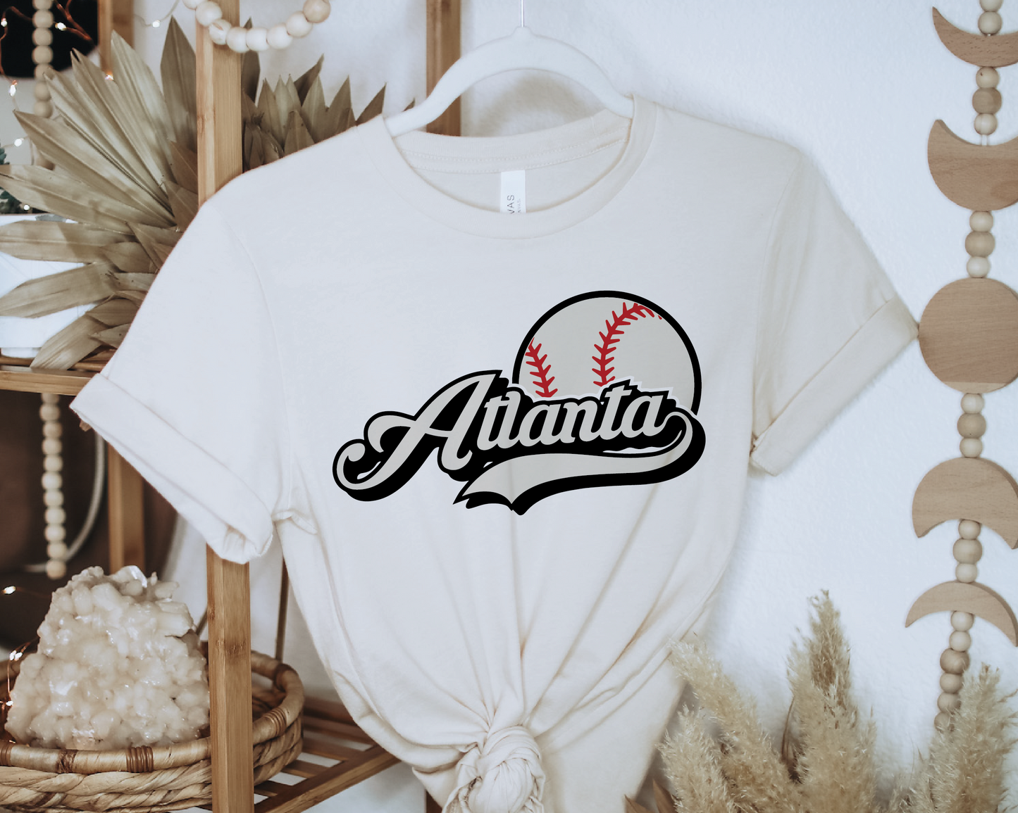 Atlanta Baseball SVG PNG | Retro Sublimation | Atlanta Baseball Fan T shirt Design Cut file
