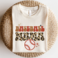 Leopard Baseball Mama SVG PNG | Groovy Baseball Sublimation | Mom T shirt Design