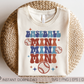Baseball Mini SVG PNG | Groovy Baseball Sublimation | Retro Mom Mini T shirt Design