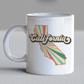 California PNG | Vintage California State Sublimation | Retro Distressed T shirt Design