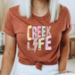 Creek Life SVG PNG | Distressed font Sublimation | Leopard Lightning Bolt | Summer T shirt Design