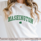 Washington SVG PNG | Washington State Cut file | Vacation T shirt Design Sublimation