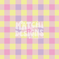 Easter Checkerboard Seamless Pattern, Yellow Pink Repeat Pattern for Fabric Sublimation