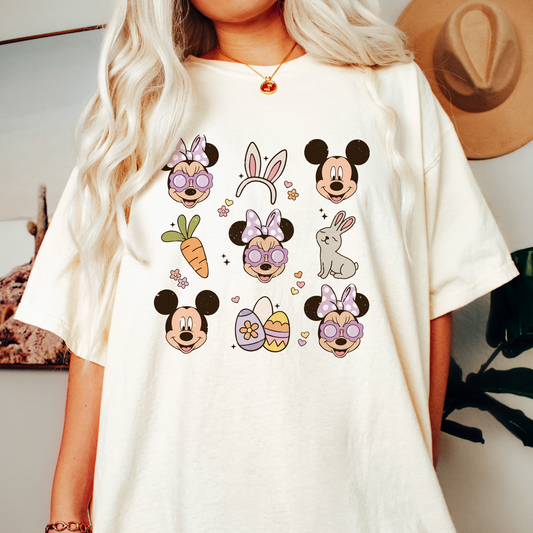 Easter Mouse Doodles PNG SVG | Magical Easter Sublimation | T shirt Design