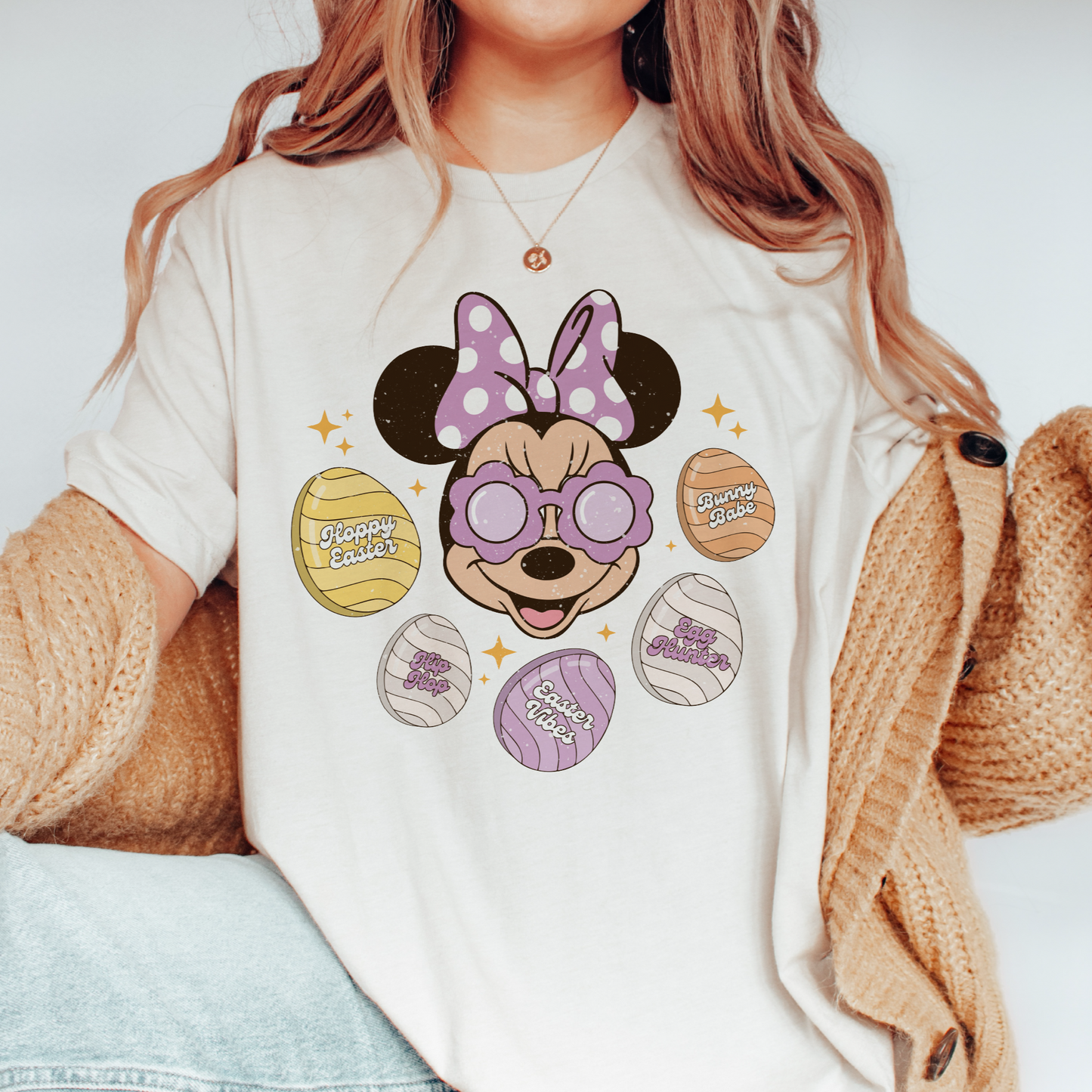 Easter Magical Minnie PNG SVG | Magical Bunny Eggs Sublimation | T shirt Design