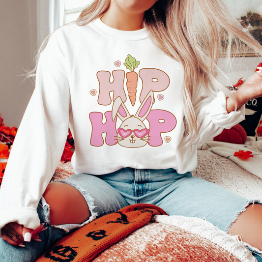 Hip Hop PNG SVG | Groovy Easter Sublimation | Hunny Bunny & Carrot T shirt Design