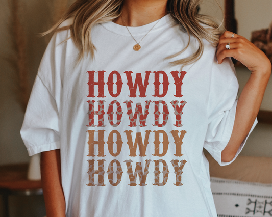 Howdy SVG PNG | Western Sublimation | Retro Cowgirl | T shirt Design Cut file