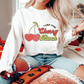 I Like You Cherry Much SVG PNG | Valentines Sublimation | Retro Groovy T shirt Design