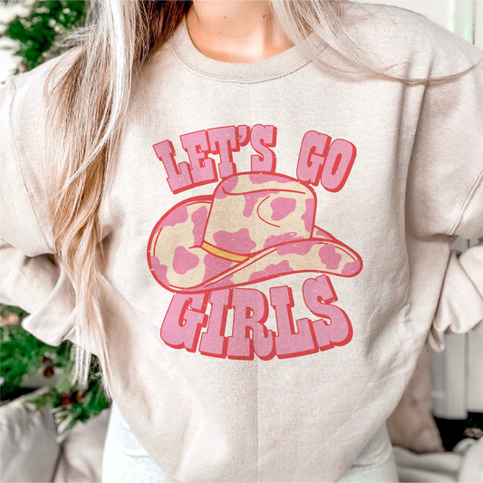 Let's Go Girls SVG PNG | Bachelorette Party Sublimation | Retro Cowgirl | T shirt Design