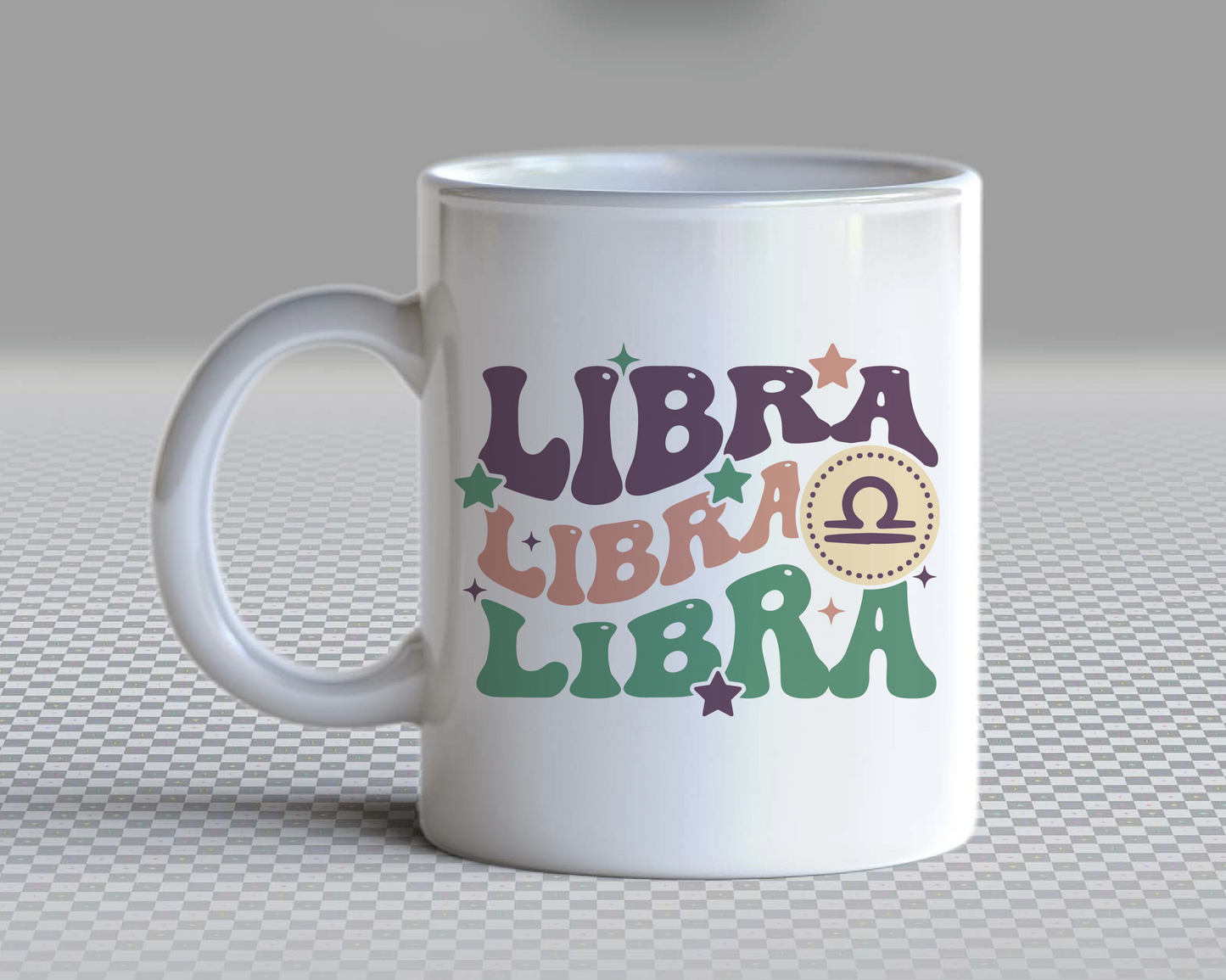 Libra SVG PNG | Zodiac Sublimation | Retro Vintage Libra | T shirt Design Cut file