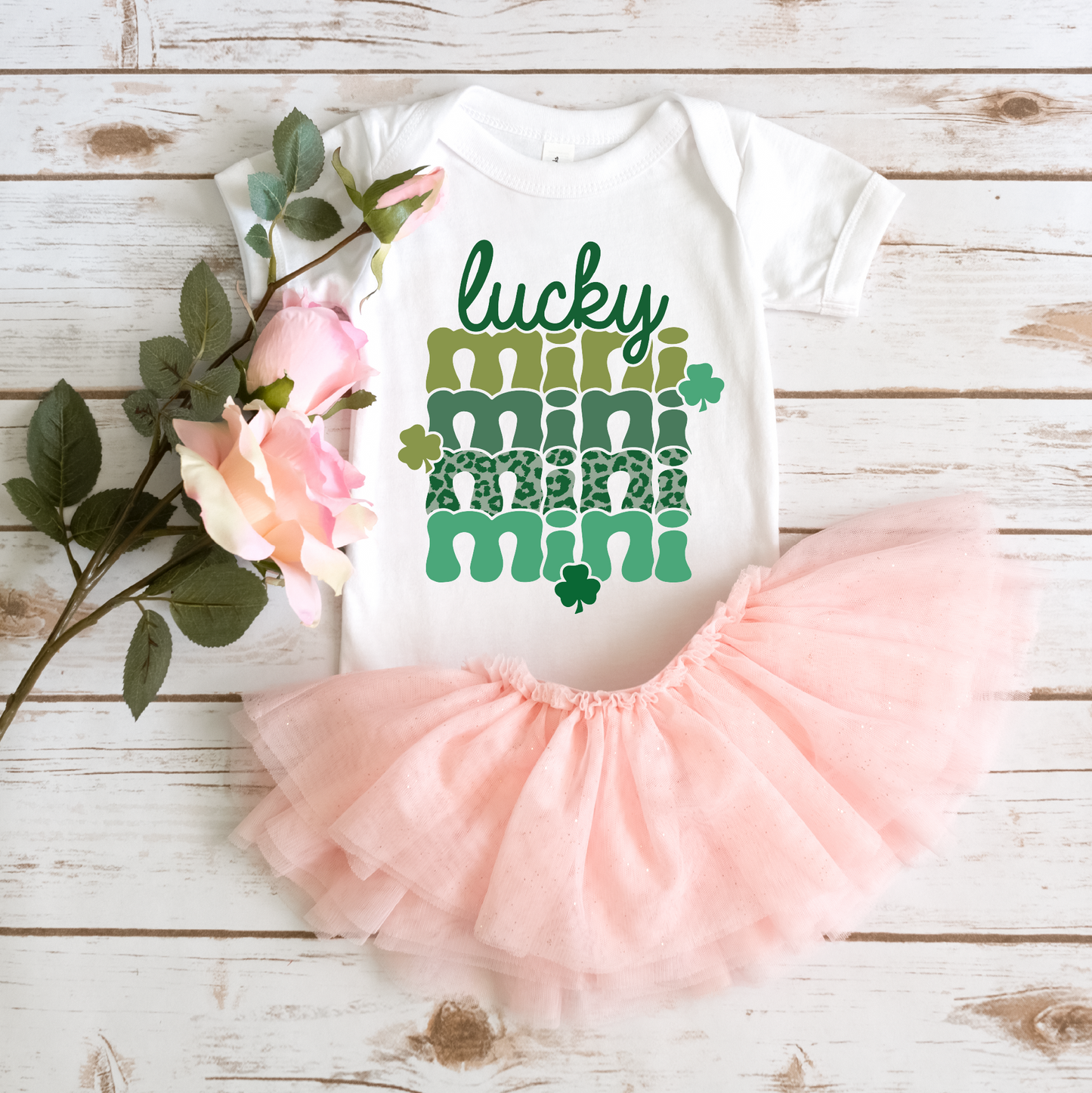 Lucky Mini PNG SVG | St. Patricks Day Sublimation | Mama and Mini Tshirt Design