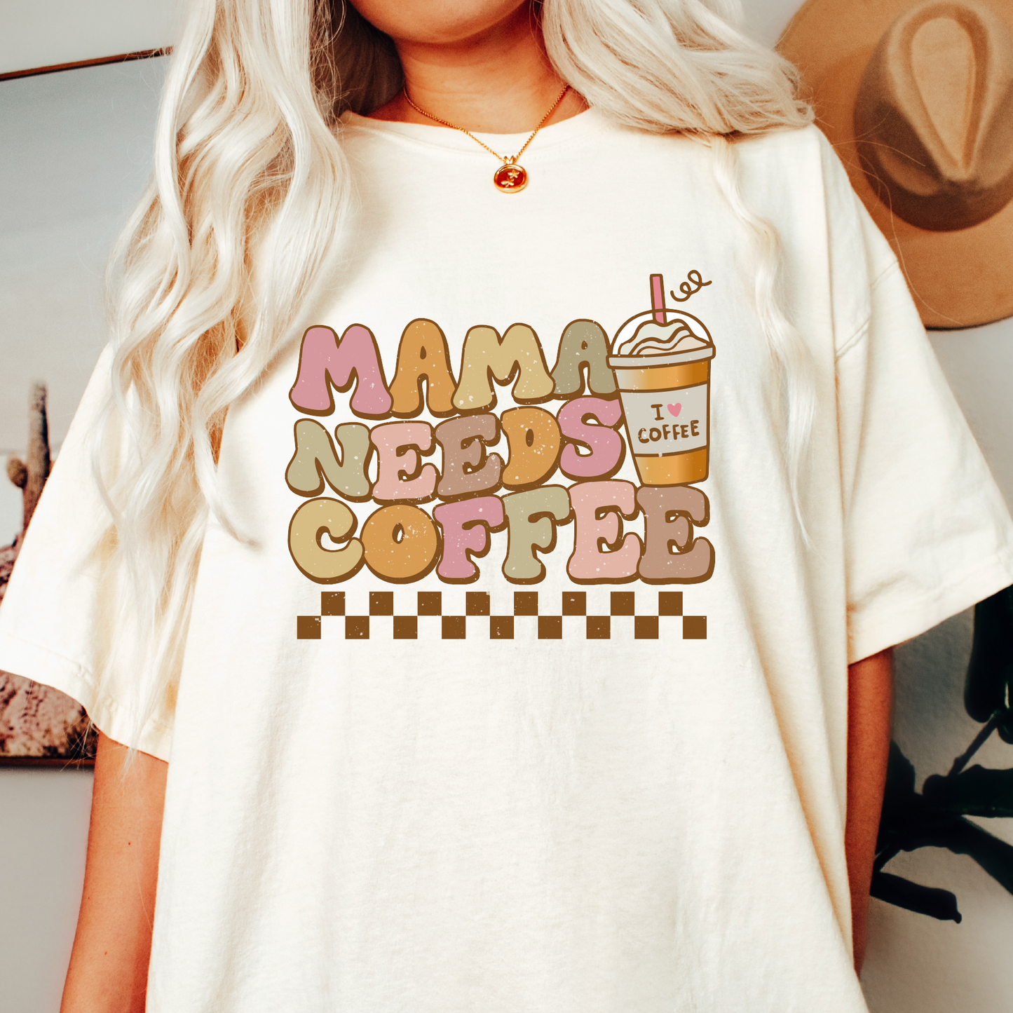 Mama Needs a Coffee SVG PNG | Mother's Day Sublimation | Mama T shirt Design