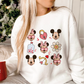 Valentines Mouse Doodles PNG SVG | Magical Valentine Sublimation | Retro T shirt Design