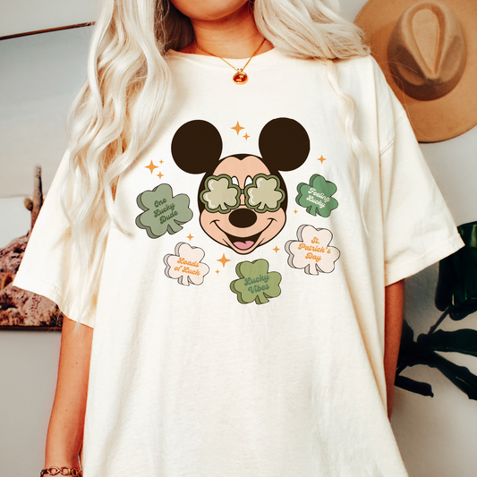 St. Patricks Magical Mickey PNG SVG | St. Patricks Day Sublimation | Mouse T shirt Design