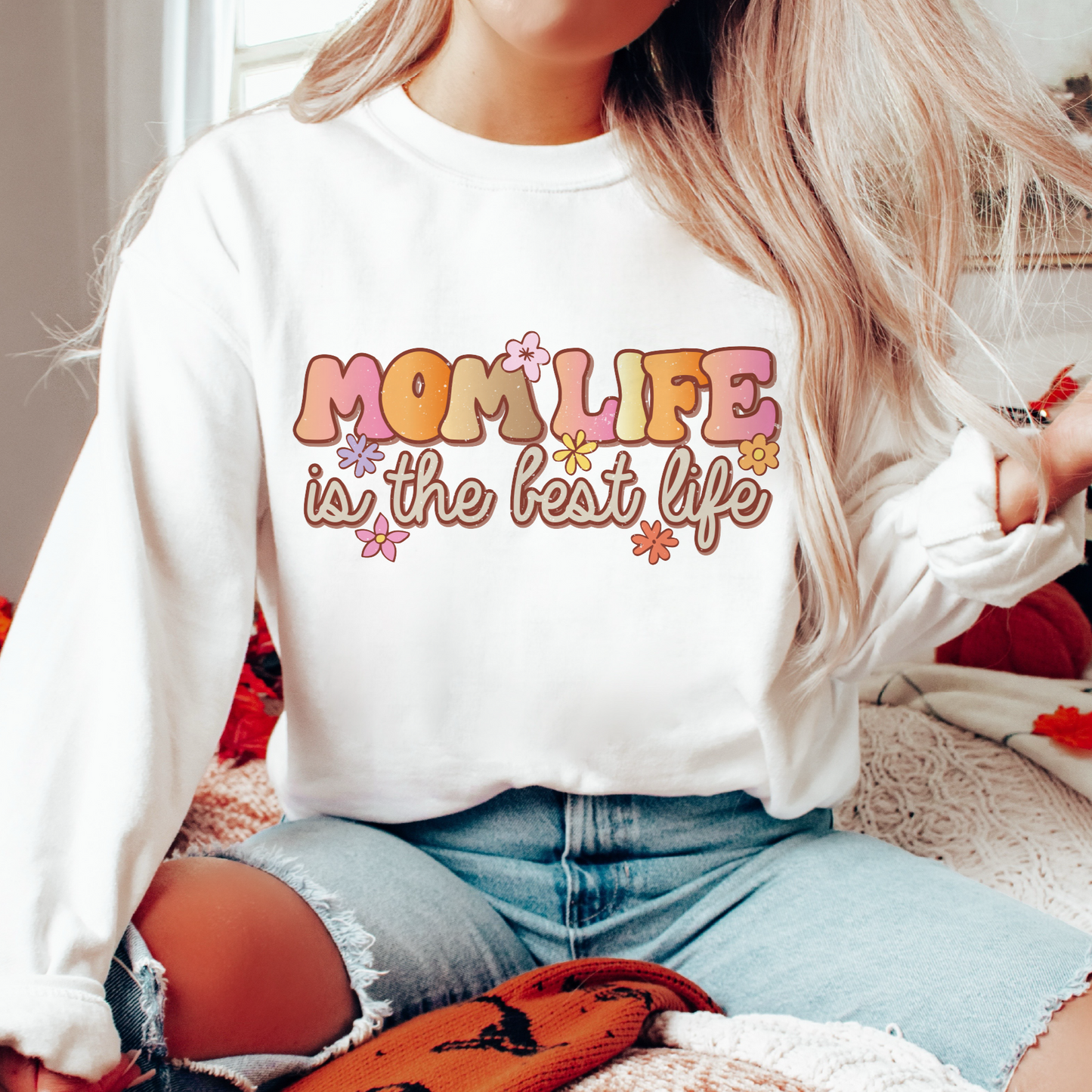 Mom Life is the Best Life SVG PNG | Mother's Day Sublimation | Mama T shirt Design