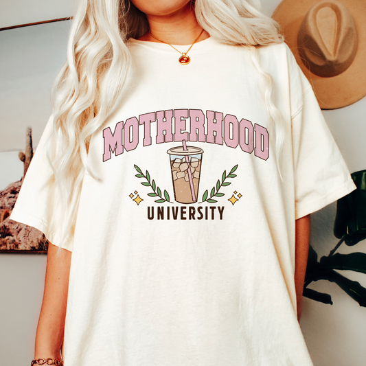 Motherhood University SVG PNG | Mother's Day Sublimation | Mama T shirt Design