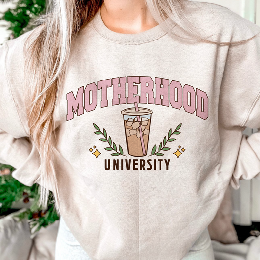 Motherhood University SVG PNG | Mother's Day Sublimation | Mama T shirt Design