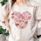 Valentines Mouse Ears PNG SVG, Magical Valentine Sublimation | Retro T shirt Design