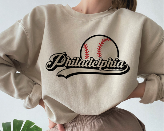 Philadelphia Baseball SVG PNG | Retro Sublimation | Philadelphia Baseball Fan T shirt Design Cut file
