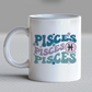 Pisces SVG PNG | Zodiac Sublimation | Retro Vintage Pisces | T shirt Design Cut file