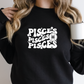 Pisces SVG PNG | Zodiac Sublimation | Retro Vintage Pisces | T shirt Design Cut file