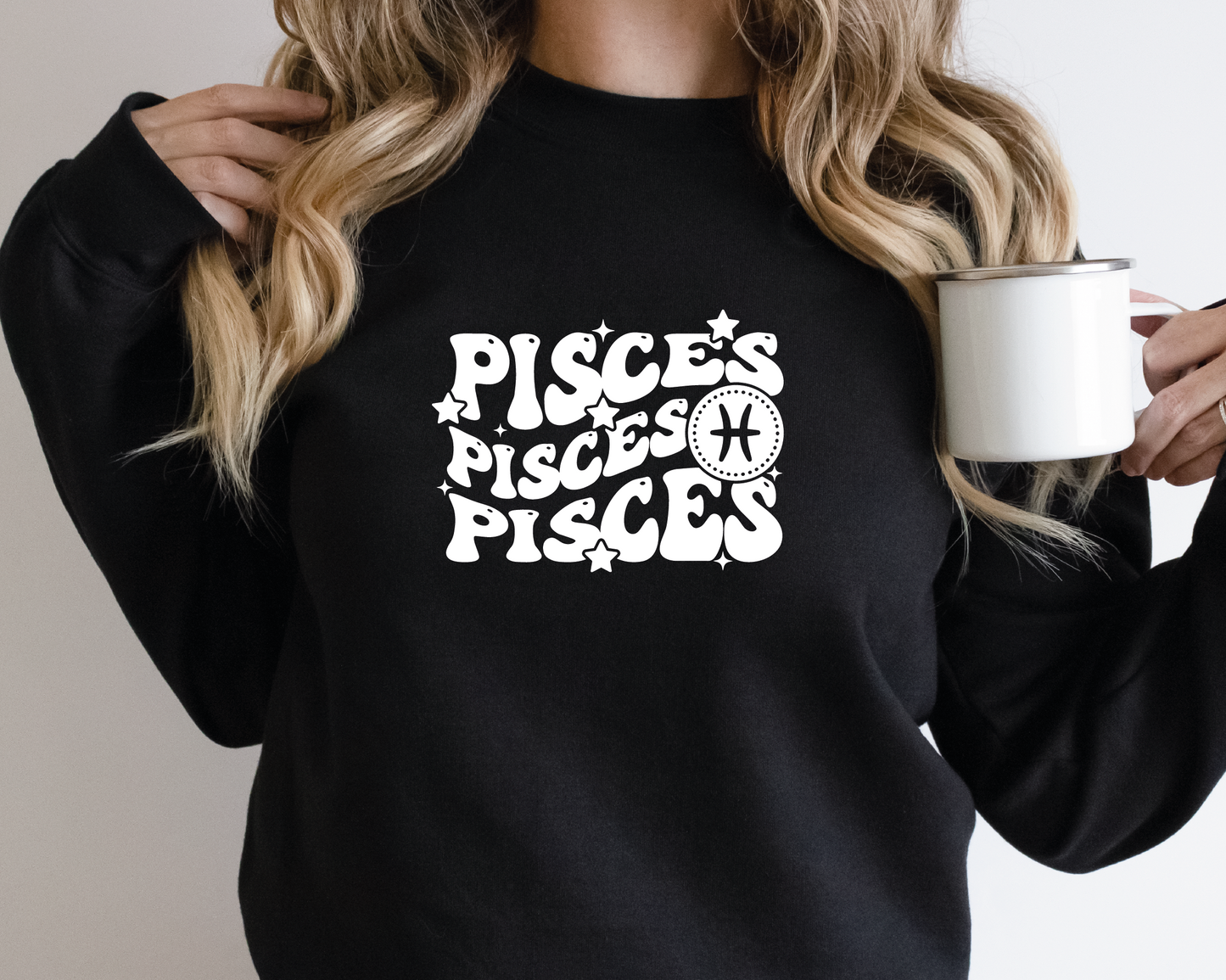 Pisces SVG PNG | Zodiac Sublimation | Retro Vintage Pisces | T shirt Design Cut file