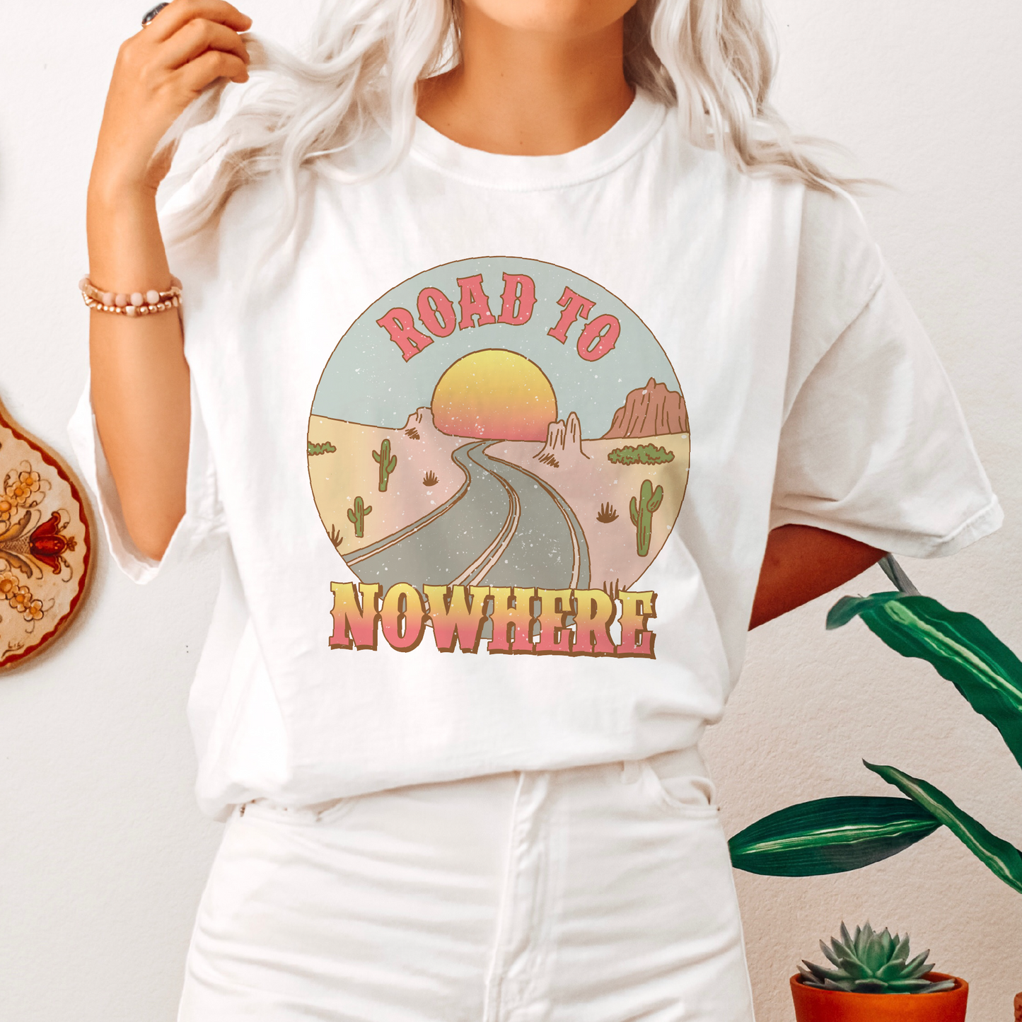 Road to Nowhere SVG PNG | Western Sublimation | Retro Cowgirl | Vintage T shirt Design