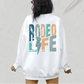 Rodeo Life SVG PNG | Distressed font Sublimation | Leopard Lightning Bolt | Summer T shirt Design