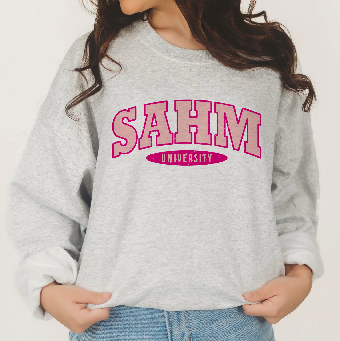 SAHM University SVG PNG | Stay At Home Mom Sublimation | Retro T shirt Design