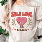 Self Love Club SVG PNG | Retro Valentines Day Sublimation | Groovy Heart T shirt Design