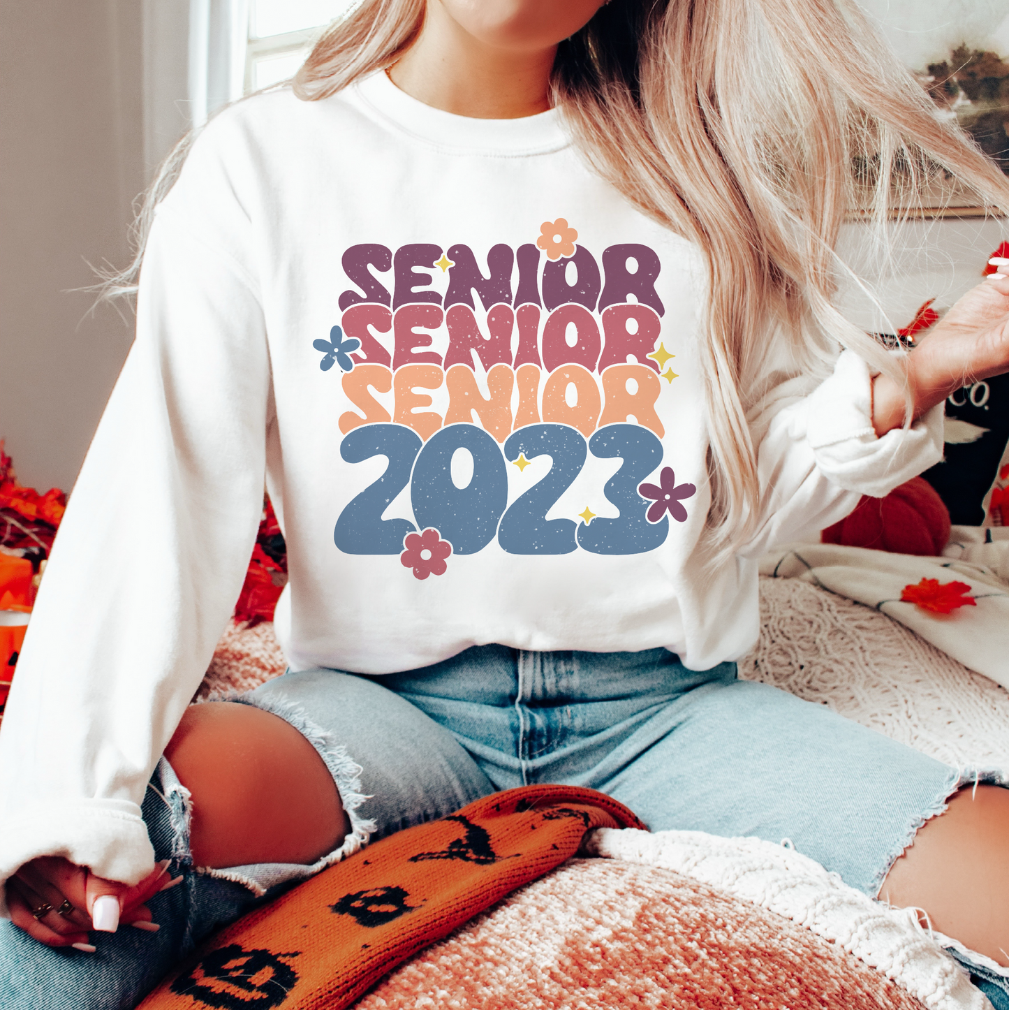 Senior 2023 SVG PNG | Retro Graduation Sublimation | High School Senior T shirt Design